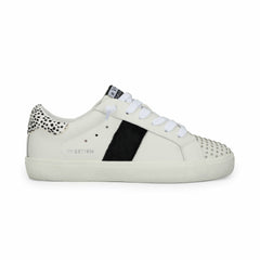 RAELYN - WHITE BLACK STUDS | Vintage Havana Shoes