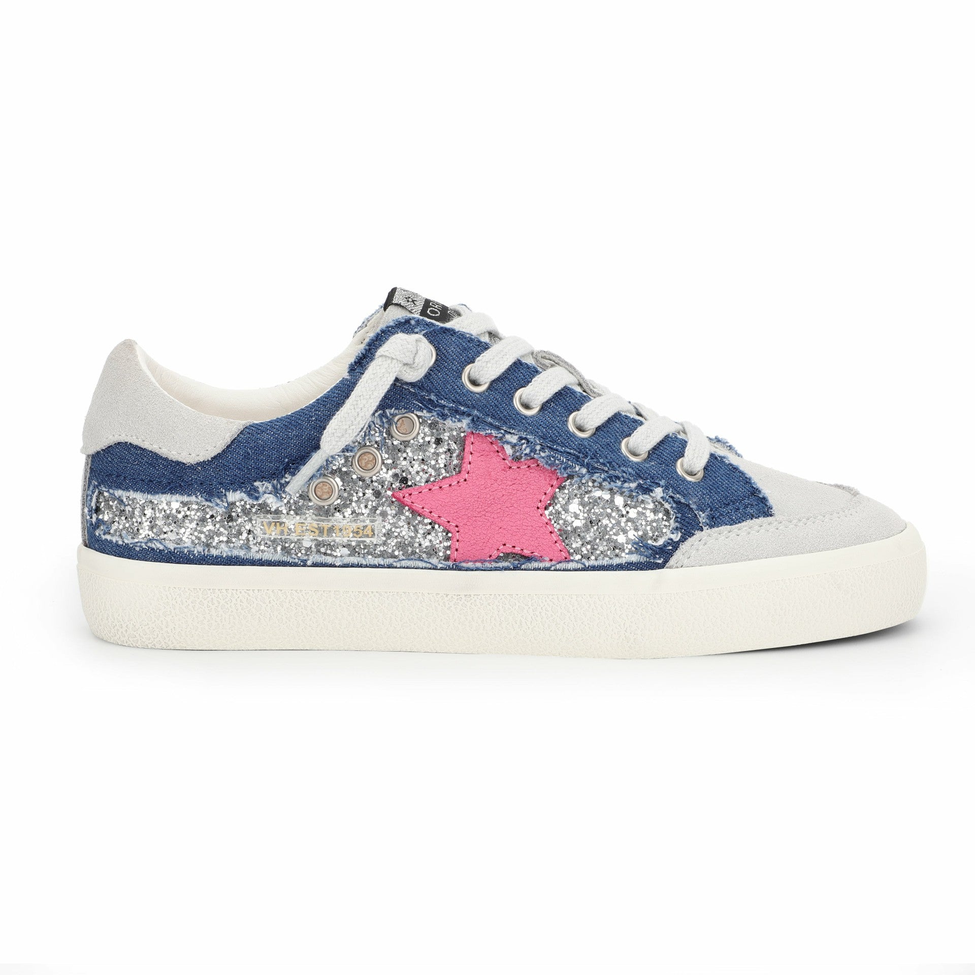 SELENE - DENIM SPARKLE MULTI | Vintage Havana Shoes