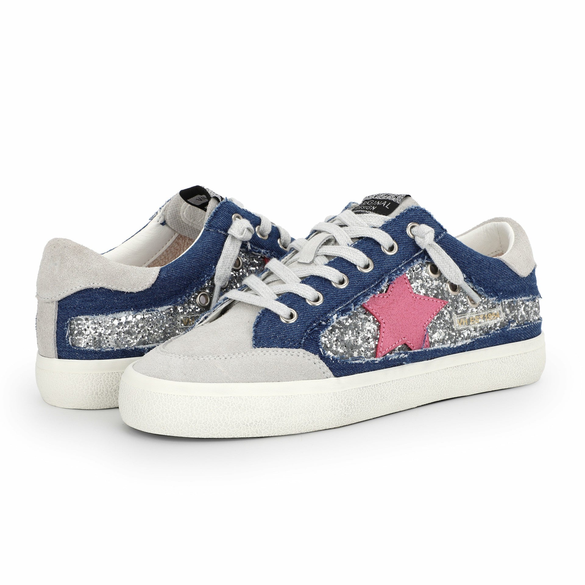 SELENE - DENIM SPARKLE MULTI | Vintage Havana Shoes