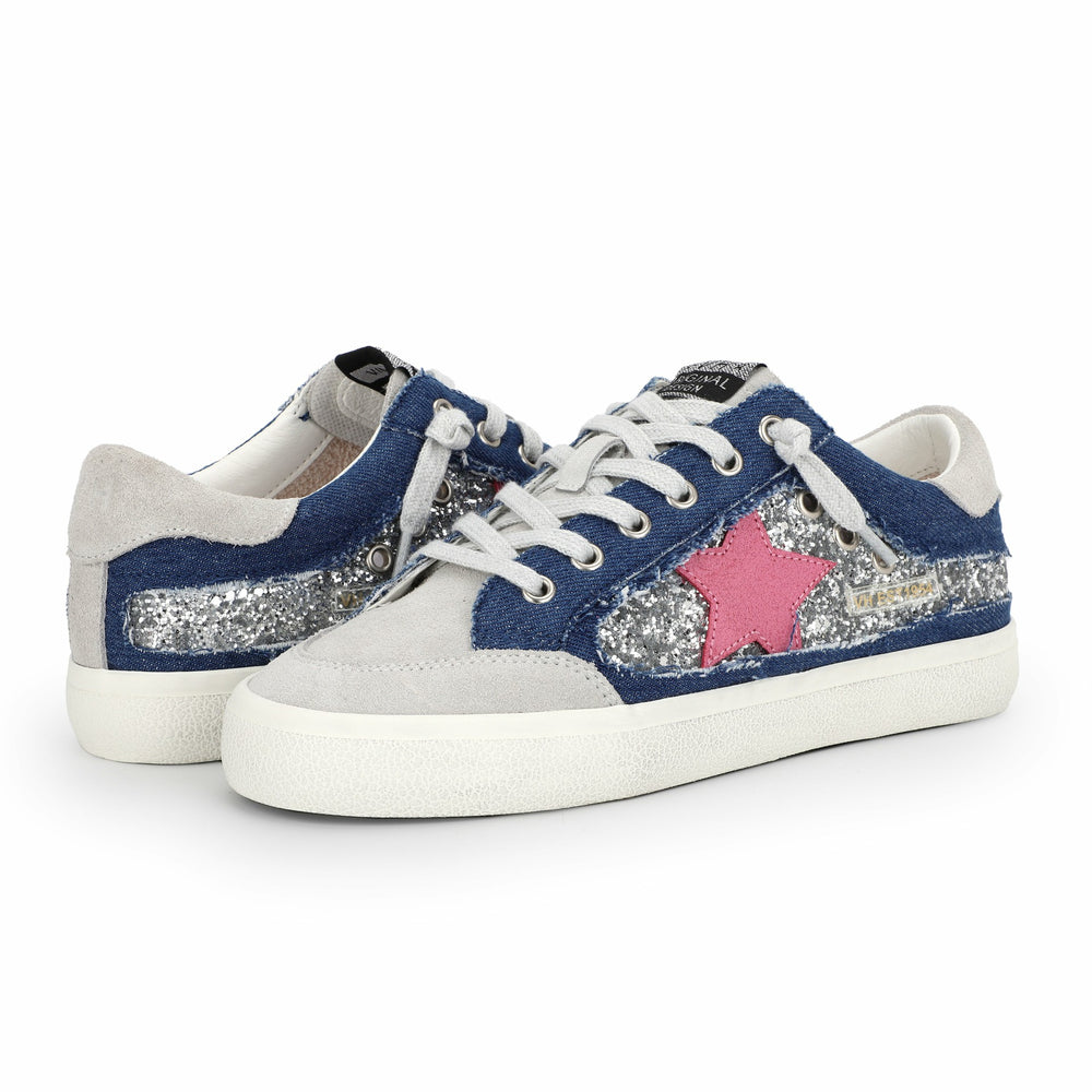 SELENE - DENIM SPARKLE MULTI | Vintage Havana Shoes