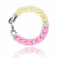 DOUBLE DIP BRACELET PINK/LEMON | Vintage Havana Accessories
