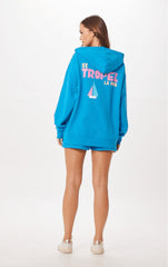 Bright Blue St. Tropez Jet Setter Surf Wash Zip Up | Vintage Havana Clothing