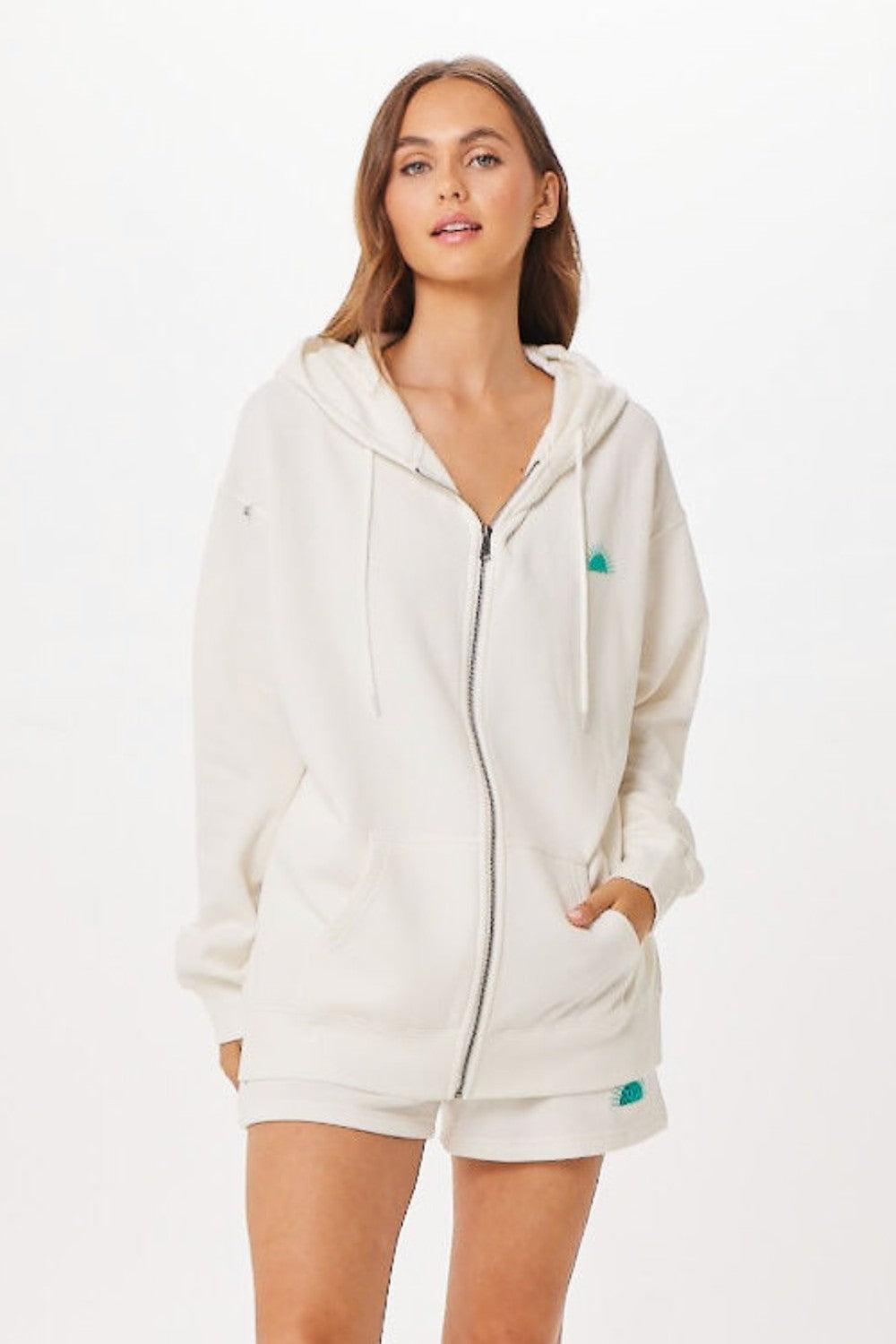 White St. Barth Jet Setter Surf Wash Zip Up | Vintage Havana Clothing