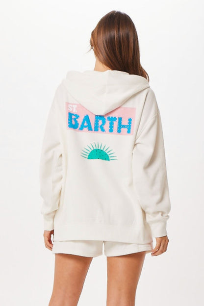 White St. Barth Jet Setter Surf Wash Zip Up | Vintage Havana Women