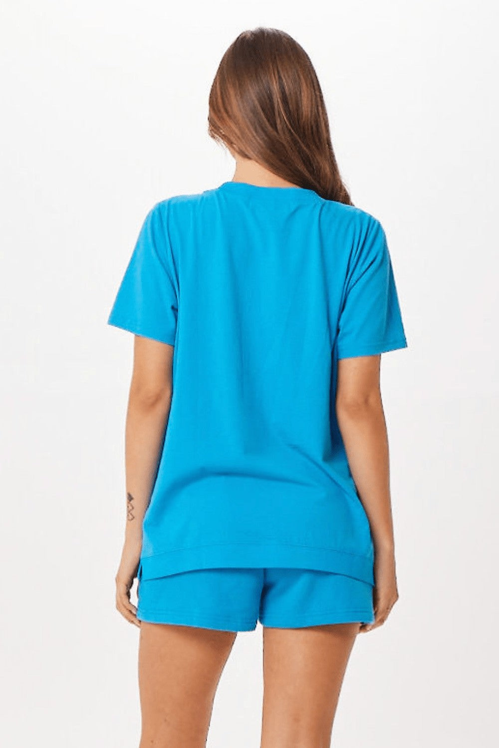 Bright Blue St. Tropez Jet Setter T-Shirt | Vintage Havana Clothing