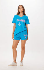 Bright Blue St. Tropez Jet Setter T-Shirt | Vintage Havana Clothing