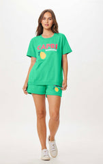 Surf Green Capri Jet Setter T-Shirt | Vintage Havana Clothing