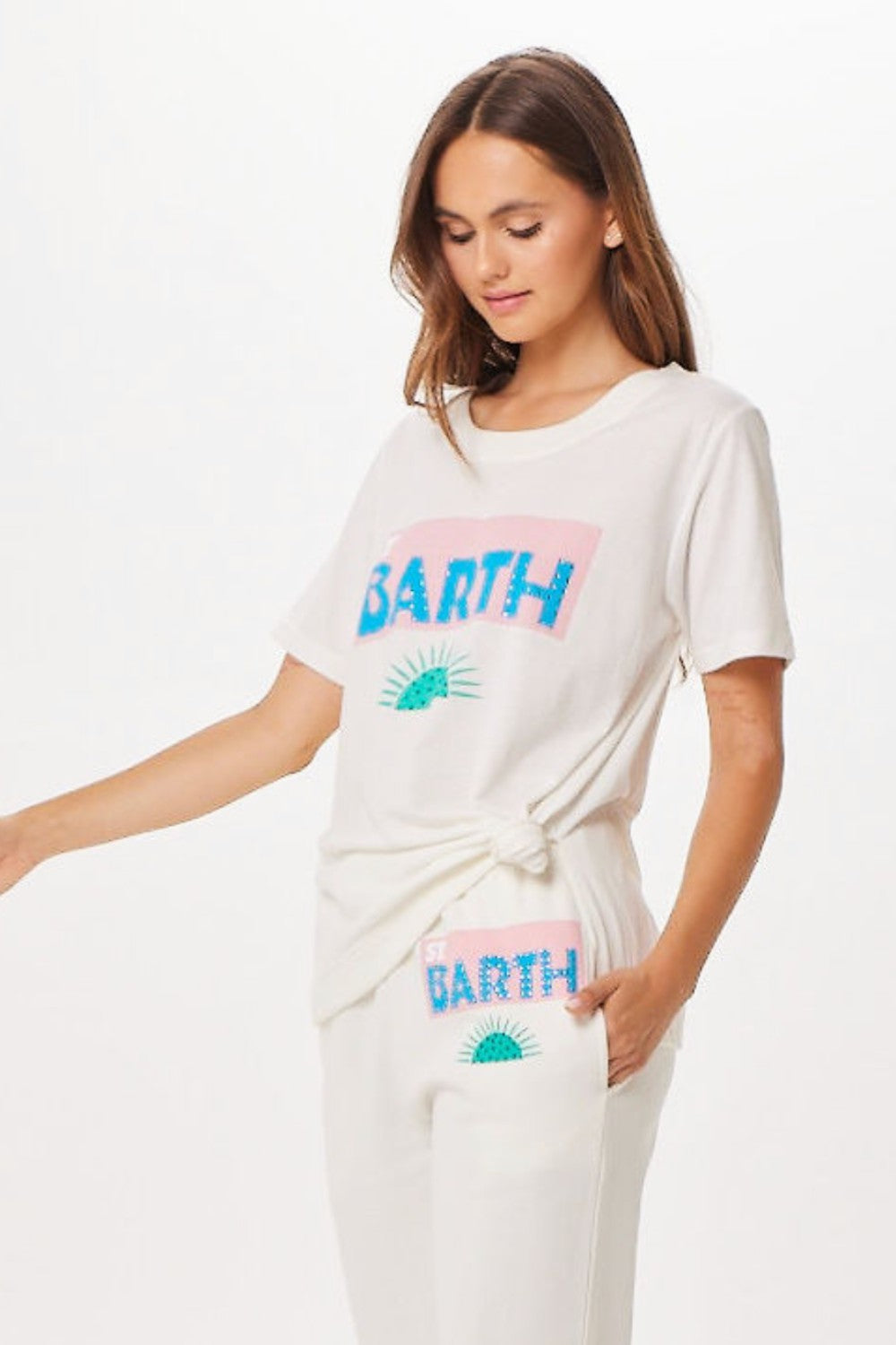 White St. Barth Jet Setter T-Shirt | Vintage Havana Clothing