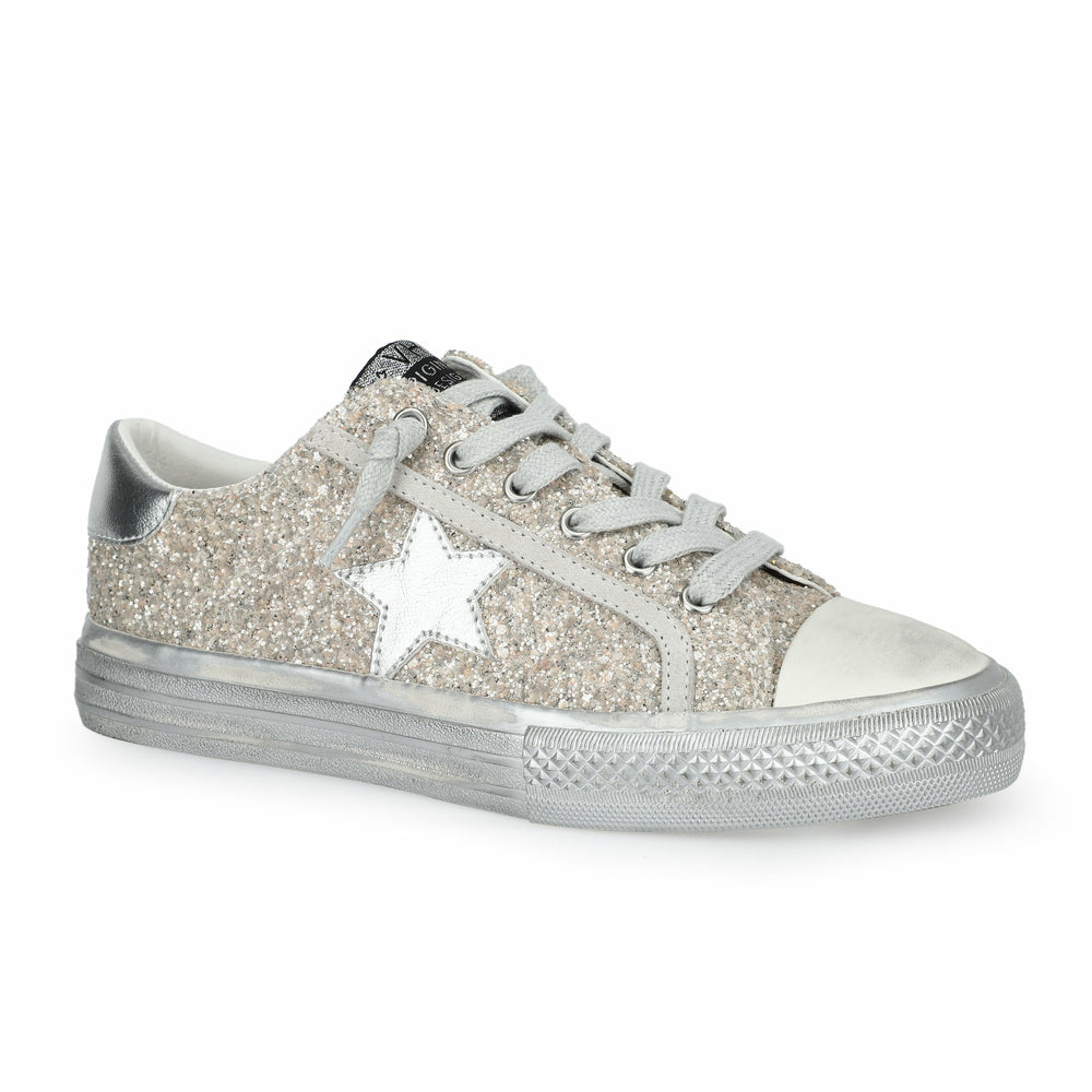 ALIVE - CHUNKY GLITTER SILVER | Vintage Havana Shoes