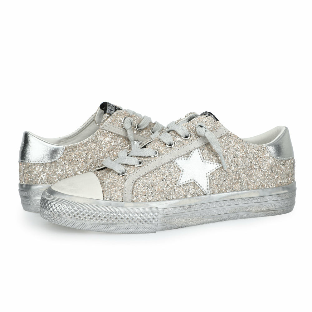 ALIVE - CHUNKY GLITTER SILVER | Vintage Havana Shoes