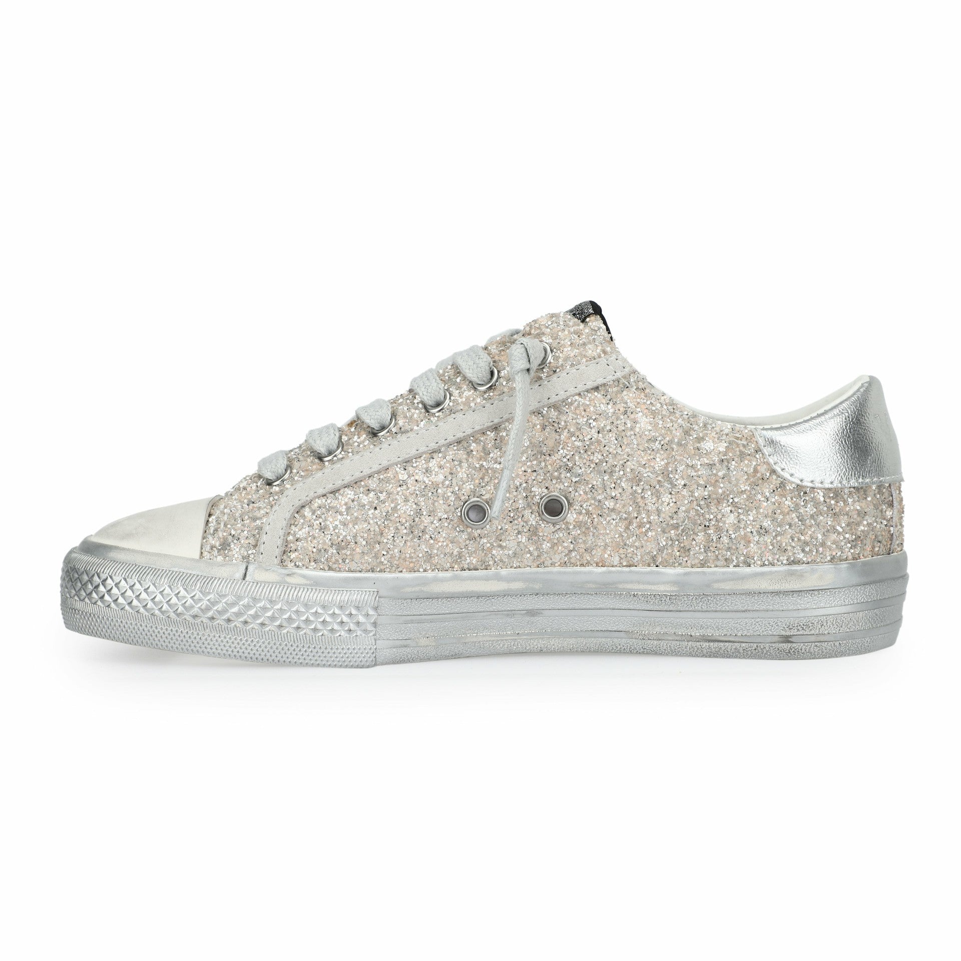 ALIVE - CHUNKY GLITTER SILVER | Vintage Havana Shoes