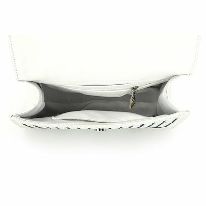OLIVIA BAG- WHITE/ BLUE | Vintage Havana Women