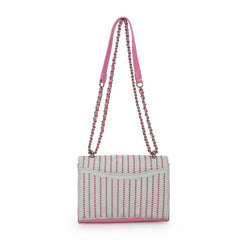 OLIVIA BAG-WHITE PINK | Vintage Havana Accessories