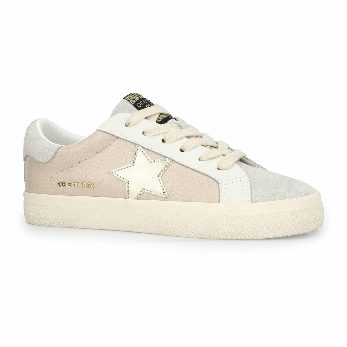 FLAIR 30 - TAUPE CRACKED LEATHER | Vintage Havana Shoes
