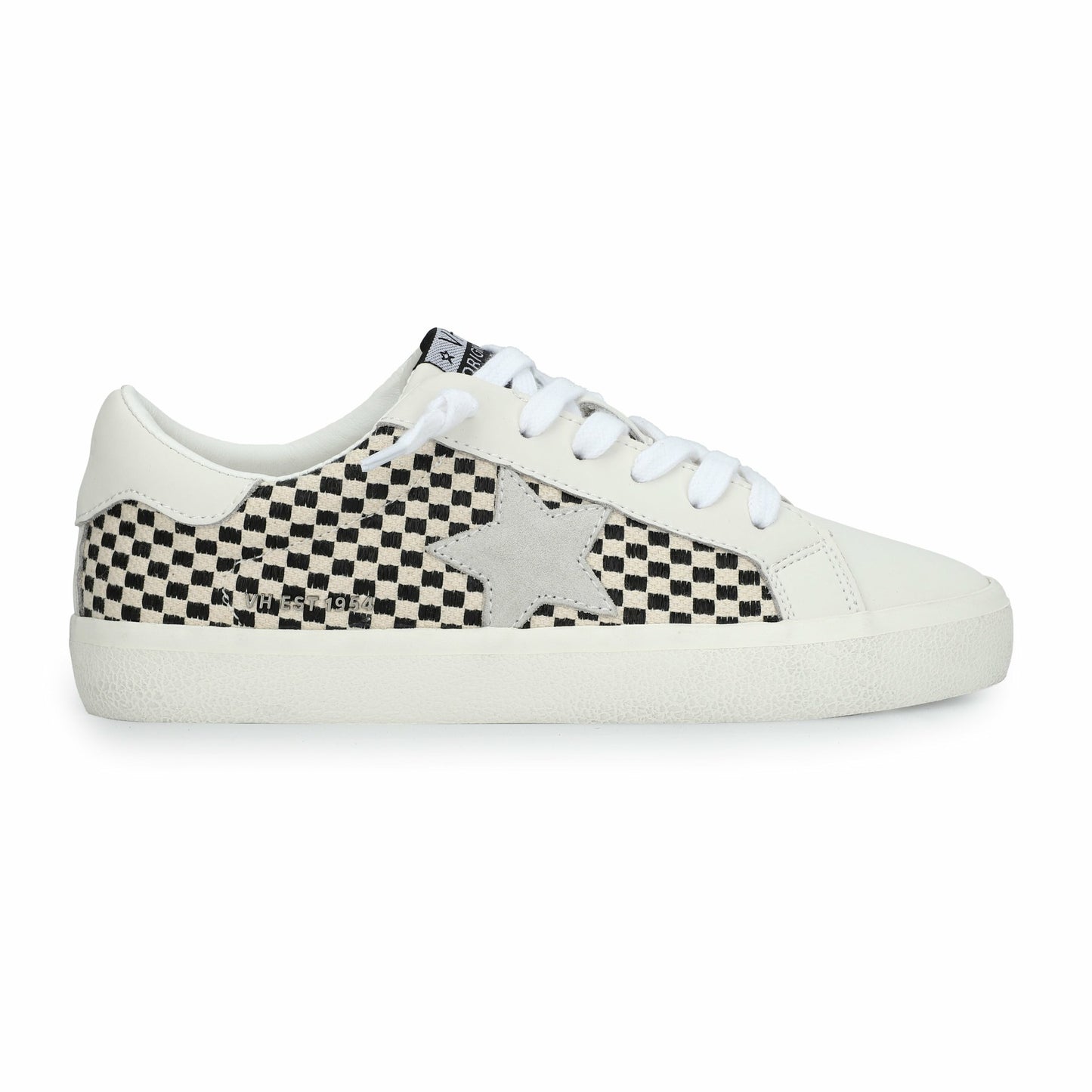 FLAIR 40 - BLACK/WHITE NATURAL CHECKERED | Vintage Havana Women