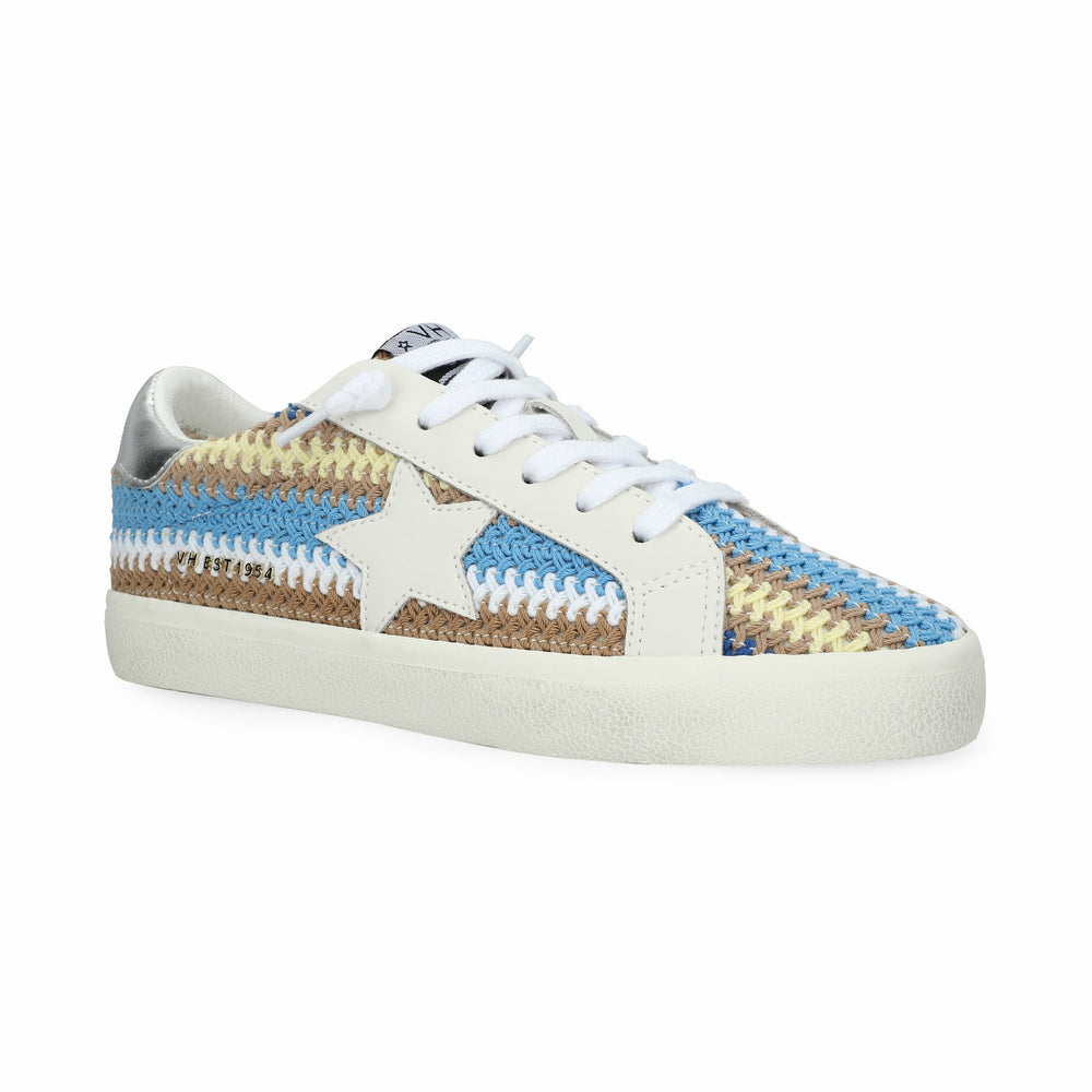 FLAIR 46 - BLUE/BROWN CROCHET MULTI | Vintage Havana Shoes