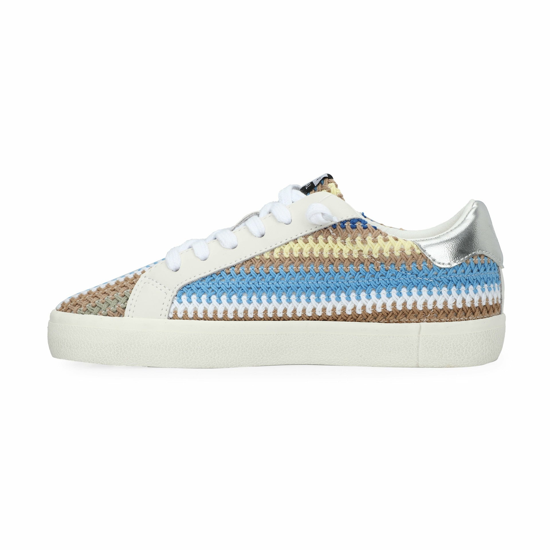 FLAIR 46 - BLUE/BROWN CROCHET MULTI | Vintage Havana Shoes