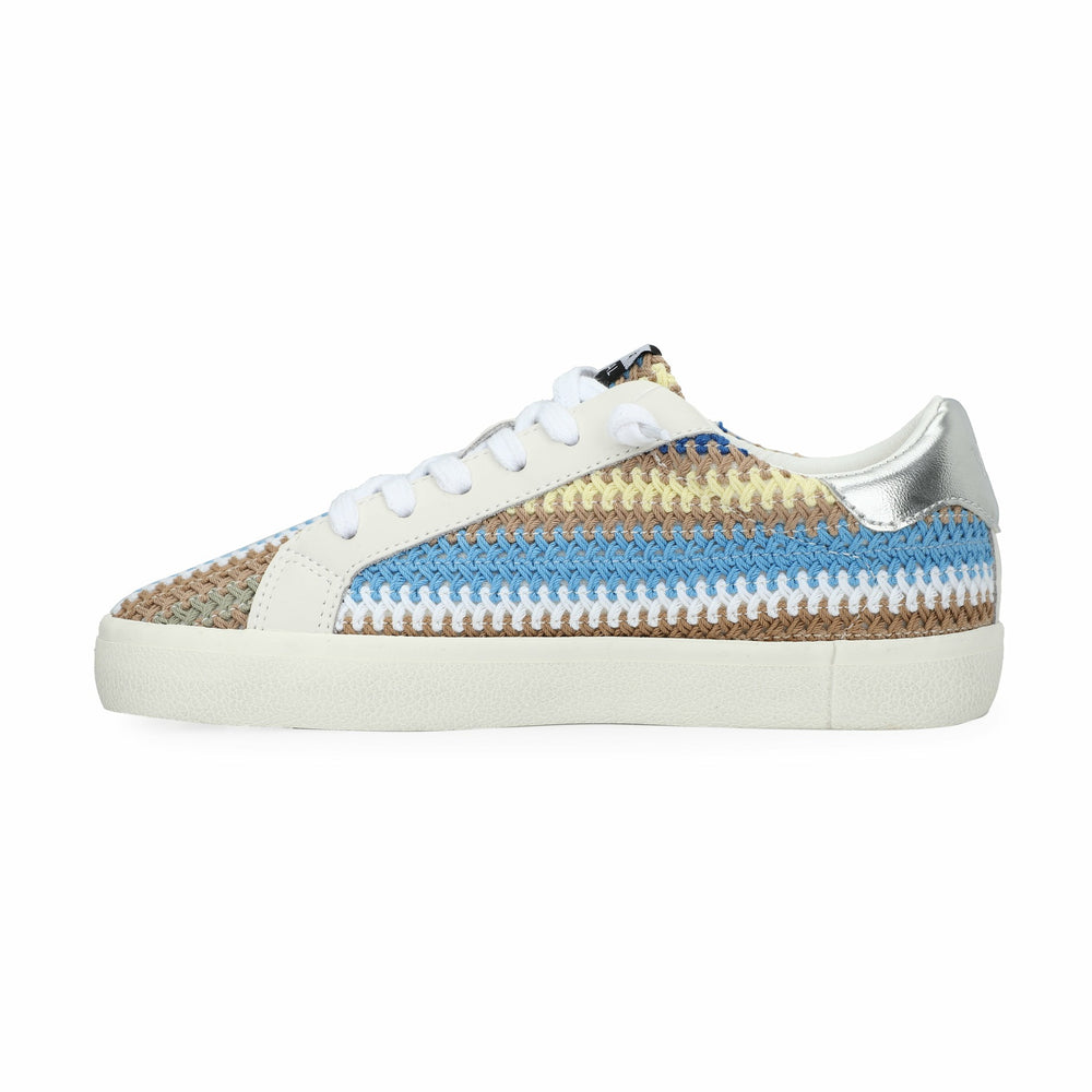 FLAIR 46 - BLUE/BROWN CROCHET MULTI | Vintage Havana Shoes