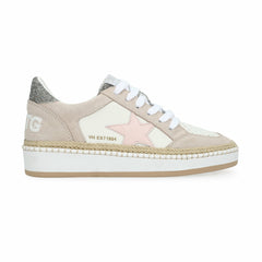 DENISSE 29 - RAFFIA/PINK/SILVER | Vintage Havana Shoes