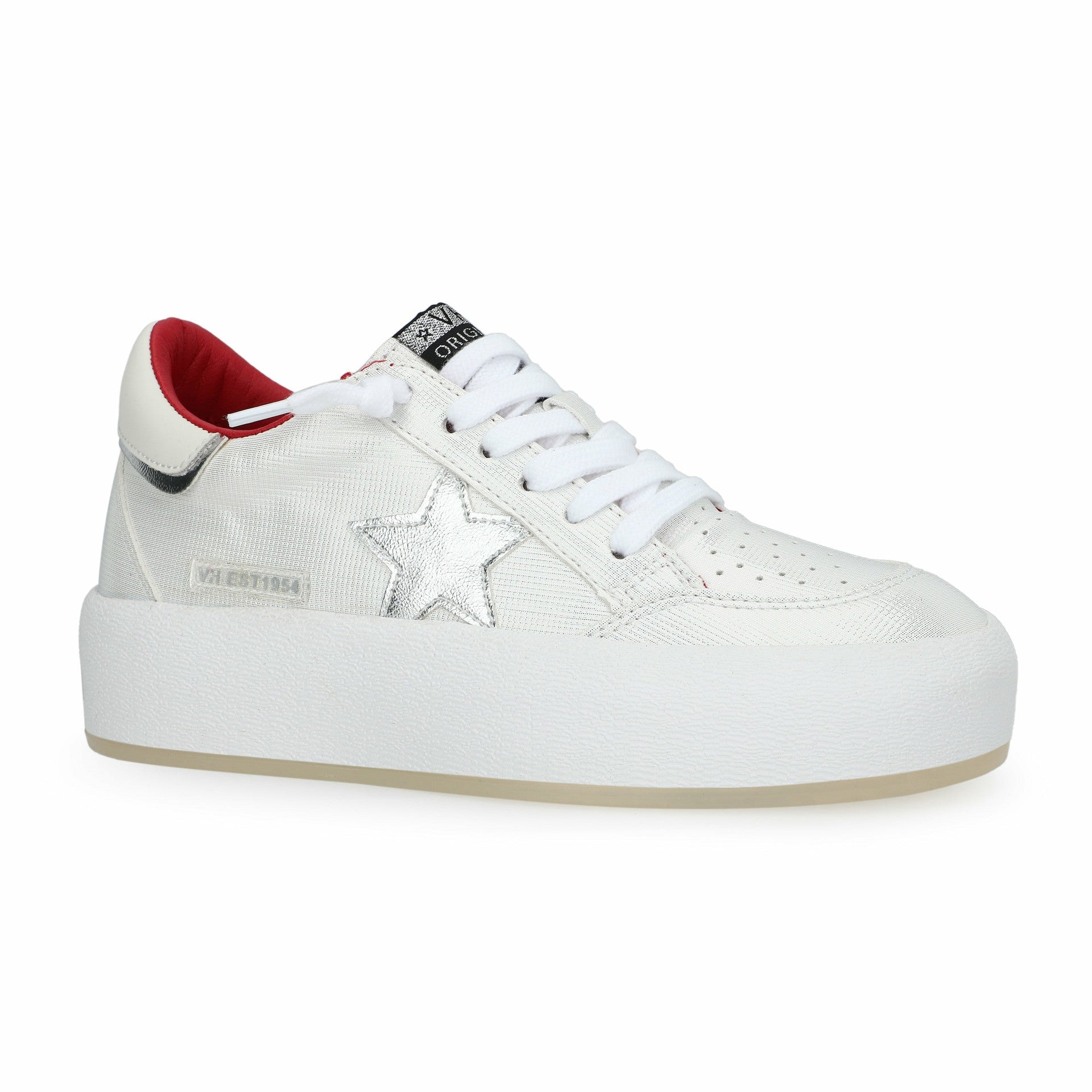 REAM 10 - WHITE/SILVER/RED | Vintage Havana Shoes