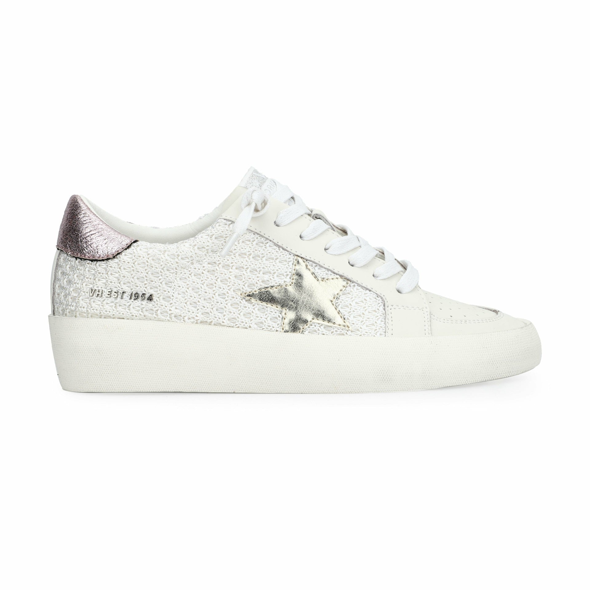 REFLEX 30 - WHITE CROCHET | Vintage Havana Shoes