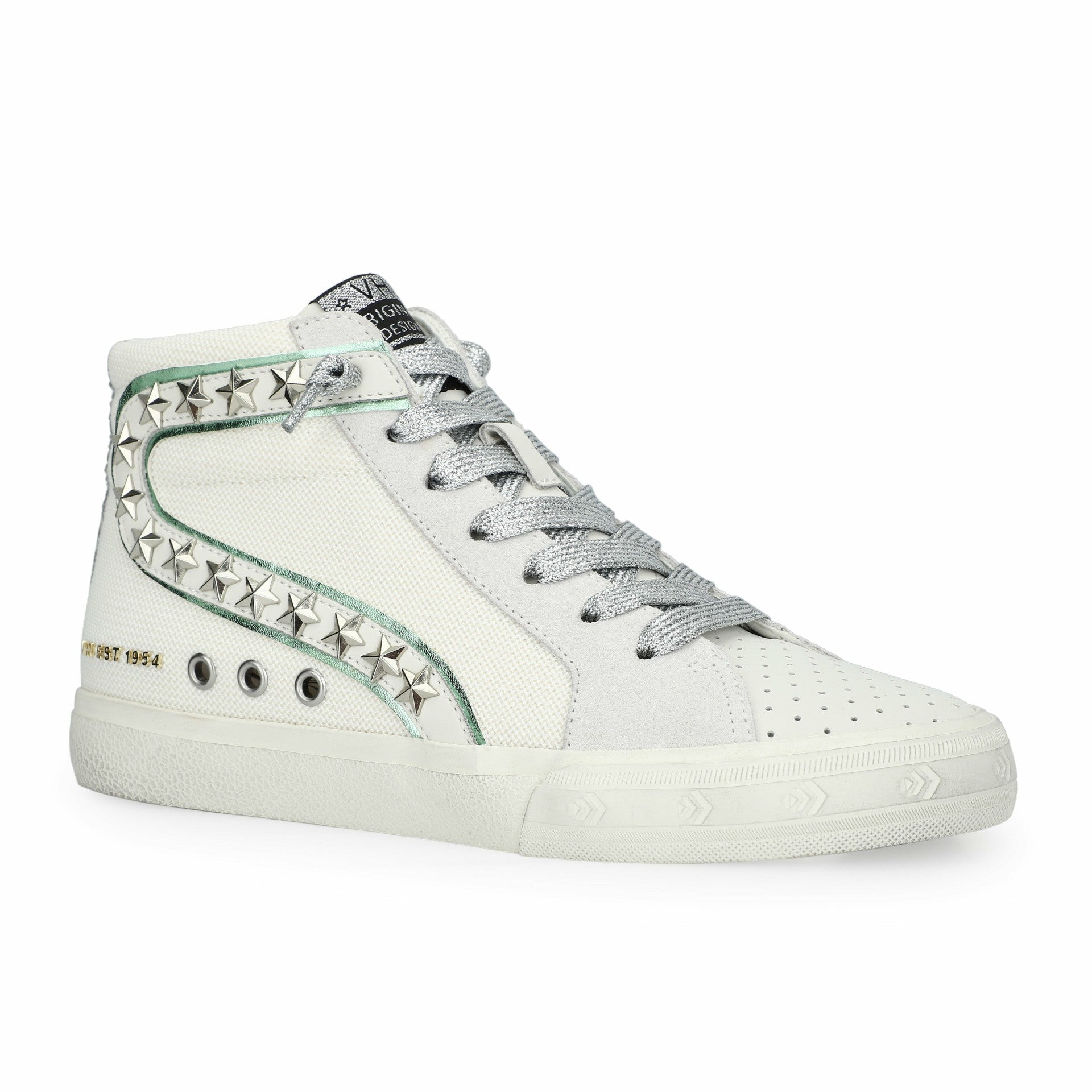 GADOL HIGH 17 - METALLIC GREEN/WHITE | Vintage Havana Shoes