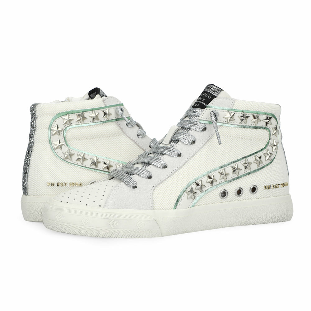 GADOL HIGH 17 - METALLIC GREEN/WHITE | Vintage Havana Shoes