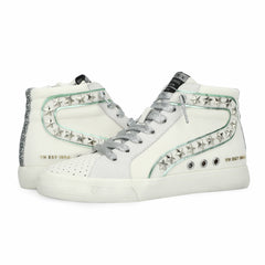 GADOL HIGH 17 - METALLIC GREEN/WHITE | Vintage Havana Shoes