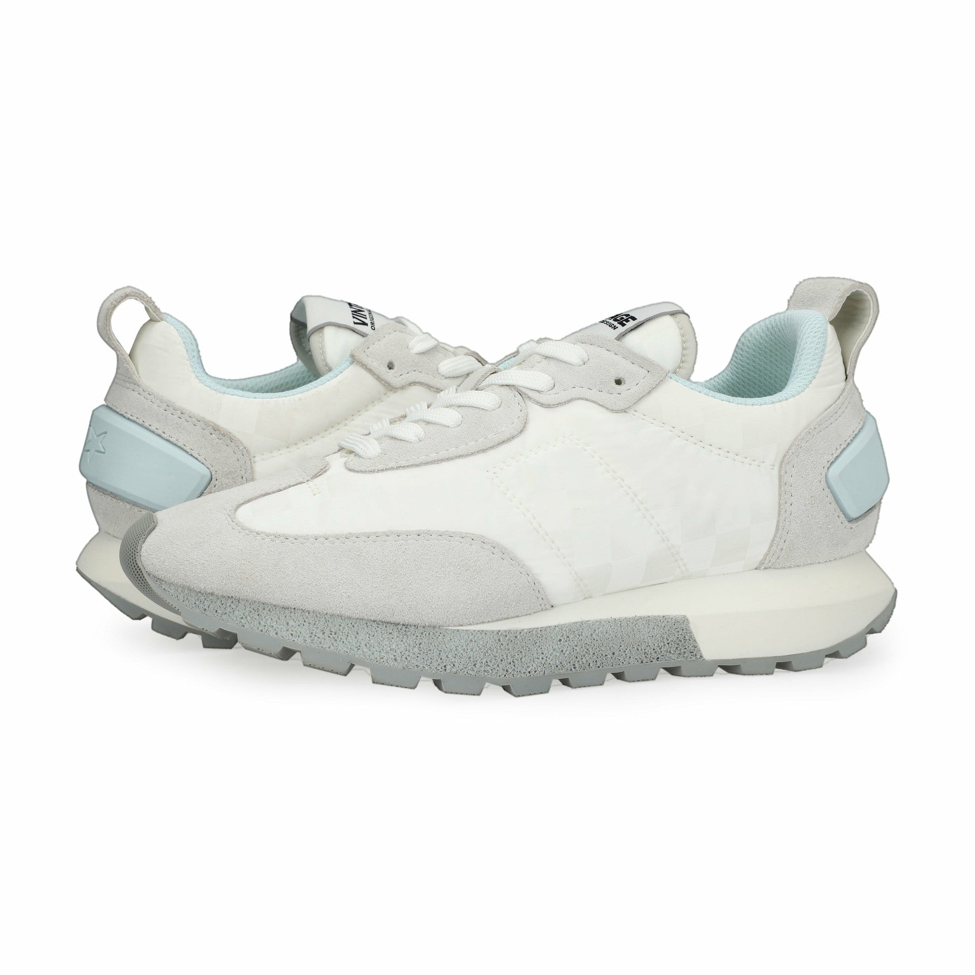 MILES 1 - WHITE/BLUE MULTI | Vintage Havana Shoes