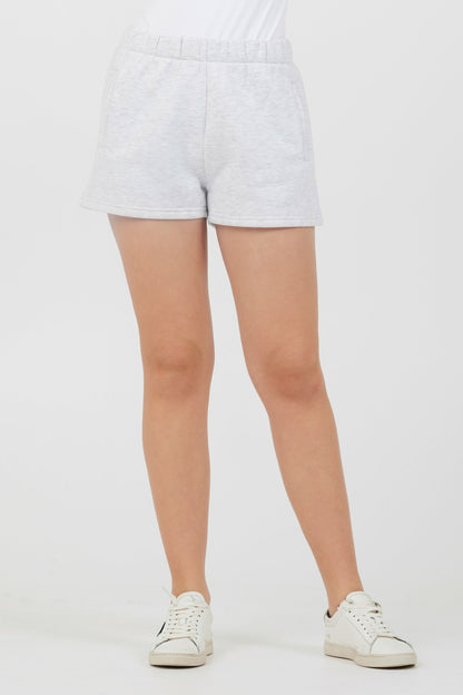 Grey Icicle Essential Fleece Shorts | Vintage Havana Women