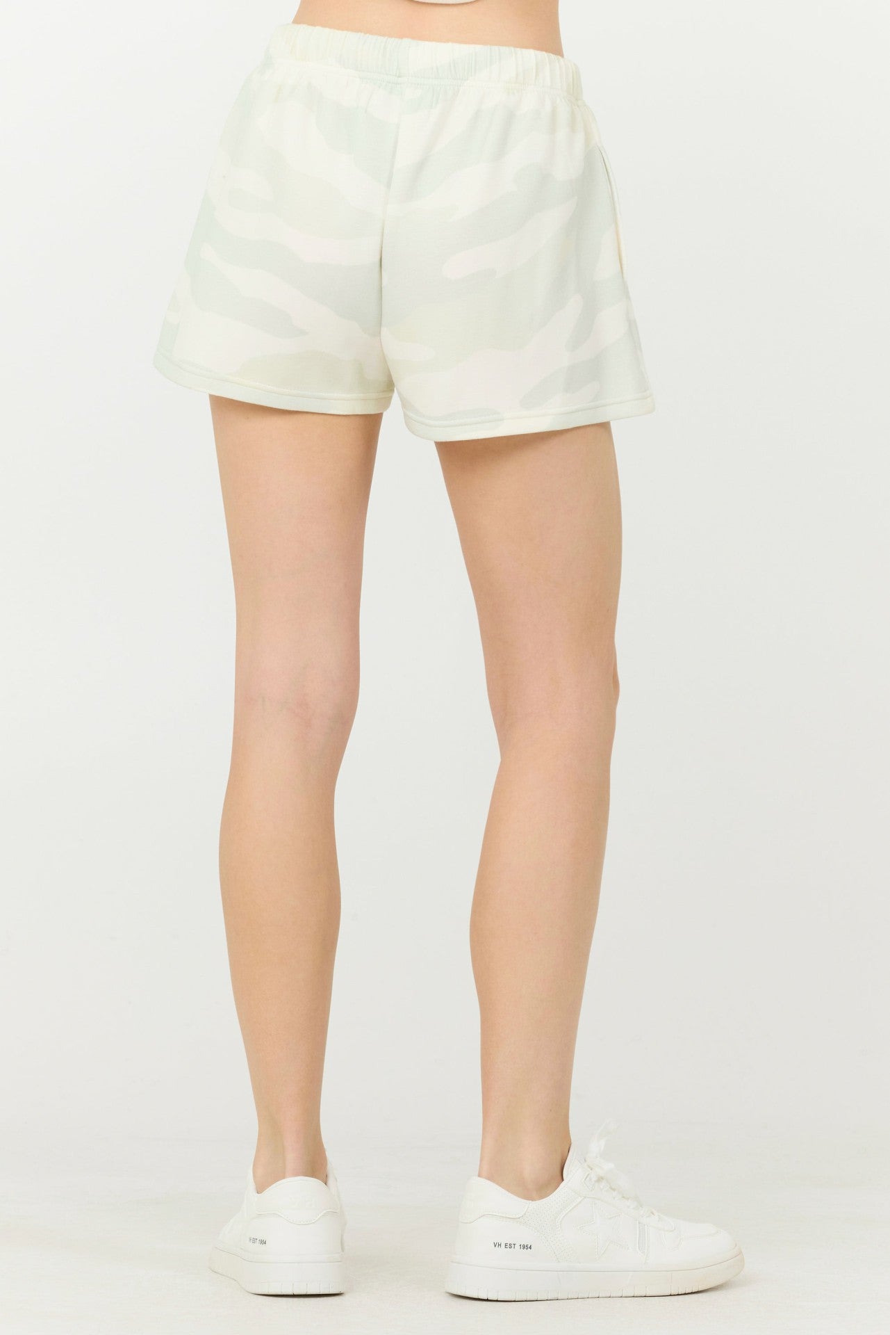 Spring Camo Printed Cloud Fleece Shorts | Vintage Havana Clothing