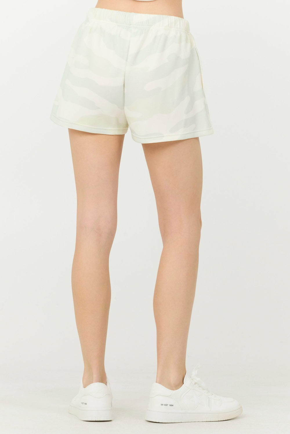 Spring Camo Printed Cloud Fleece Shorts | Vintage Havana Clothing