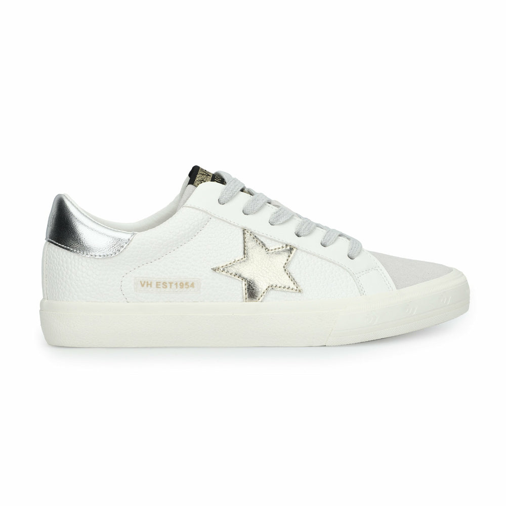 GRANDE - WHITE PEBBLED/WASHED SILVER | Vintage Havana Shoes