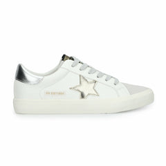GRANDE - WHITE PEBBLED/WASHED SILVER | Vintage Havana Shoes