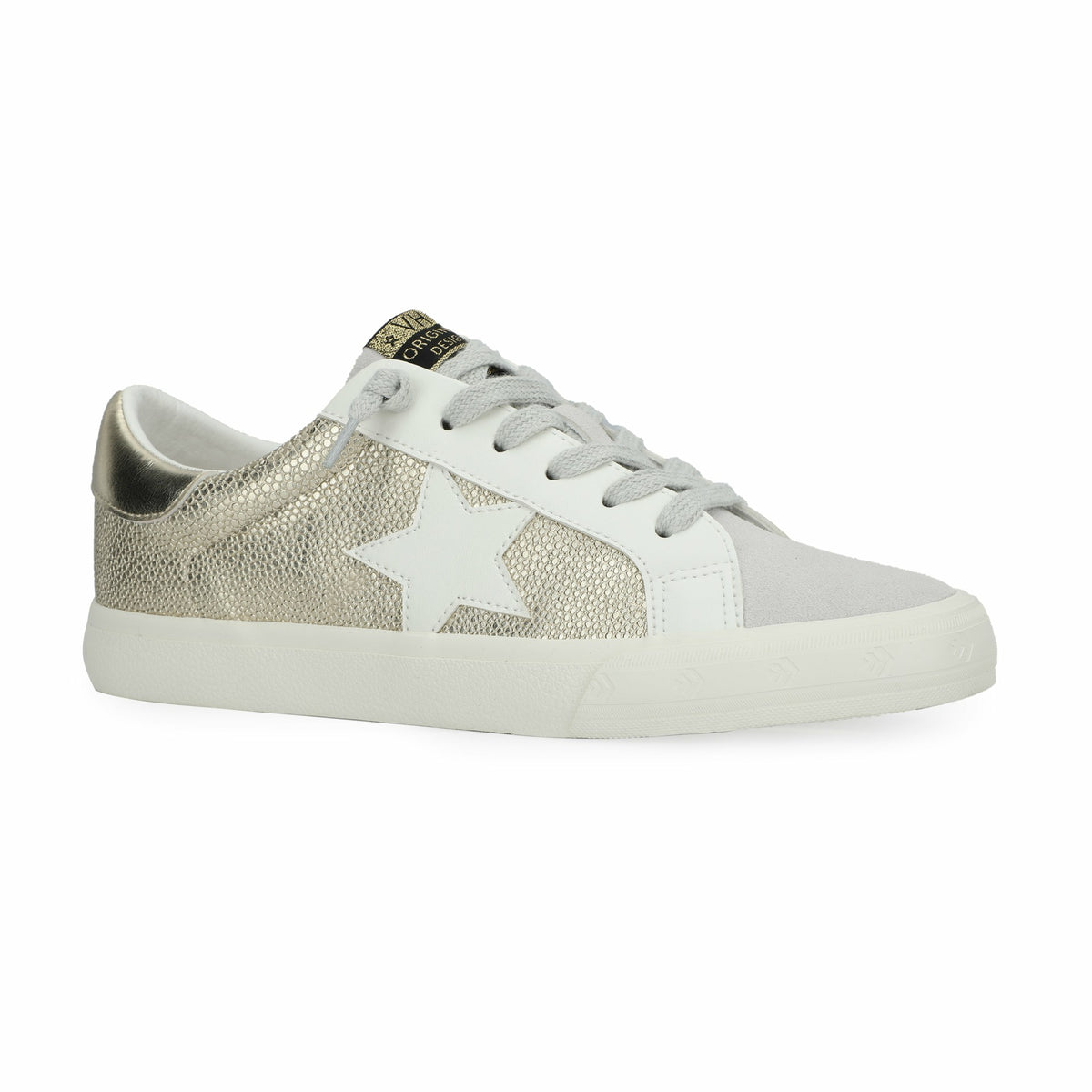 GRANDE - METALLIC GOLD PEBBLED | Vintage Havana Shoes