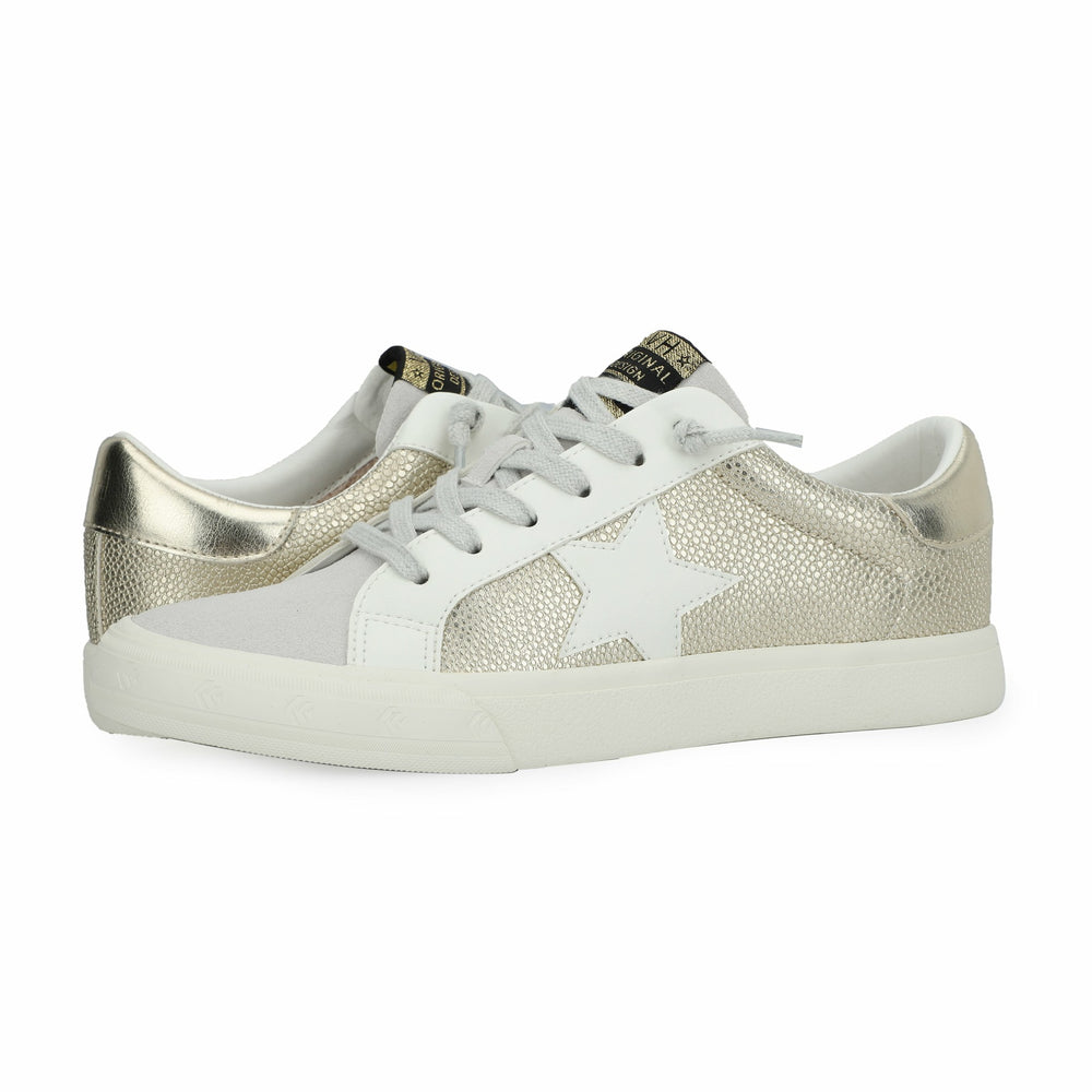 GRANDE - METALLIC GOLD PEBBLED | Vintage Havana Shoes
