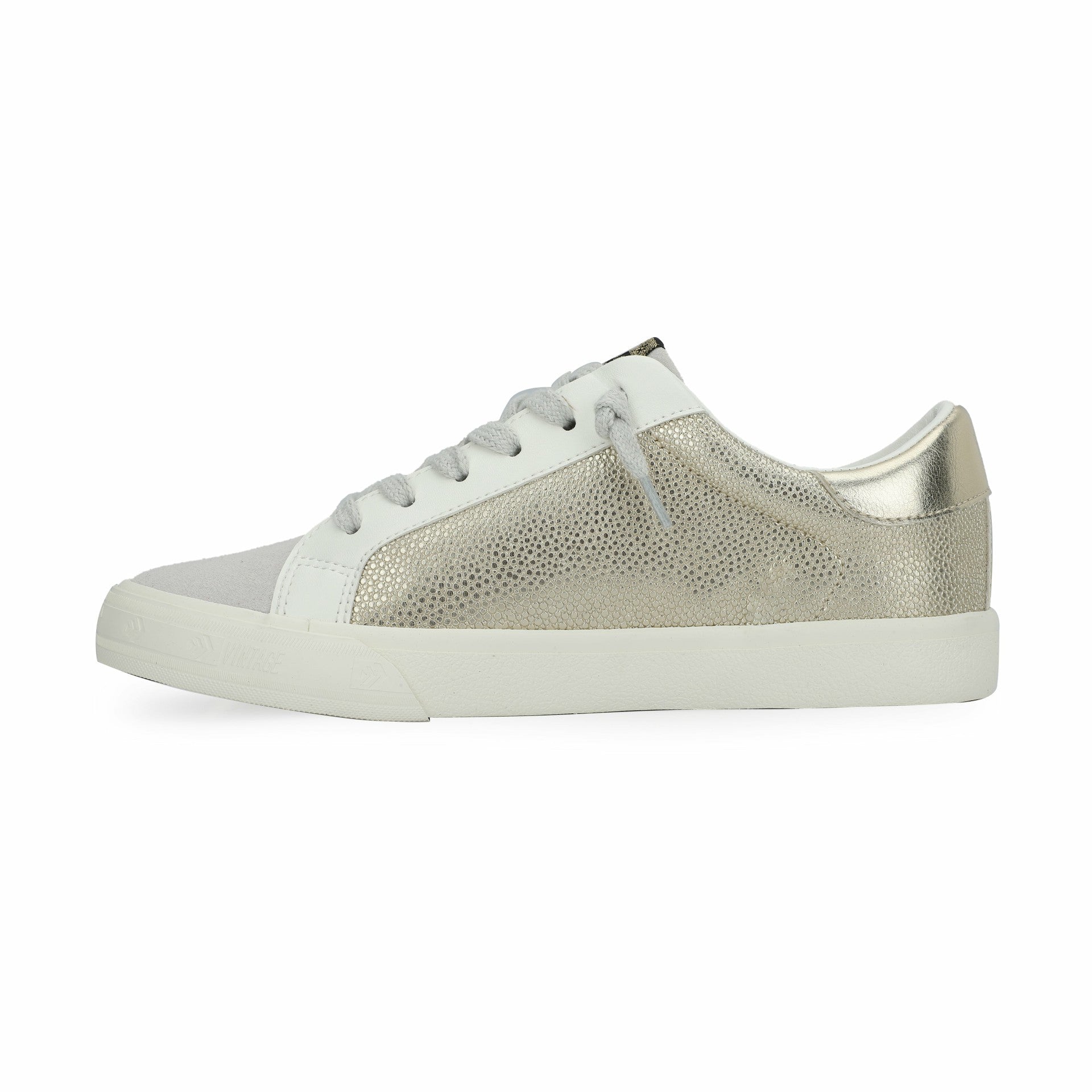 GRANDE - METALLIC GOLD PEBBLED | Vintage Havana Shoes