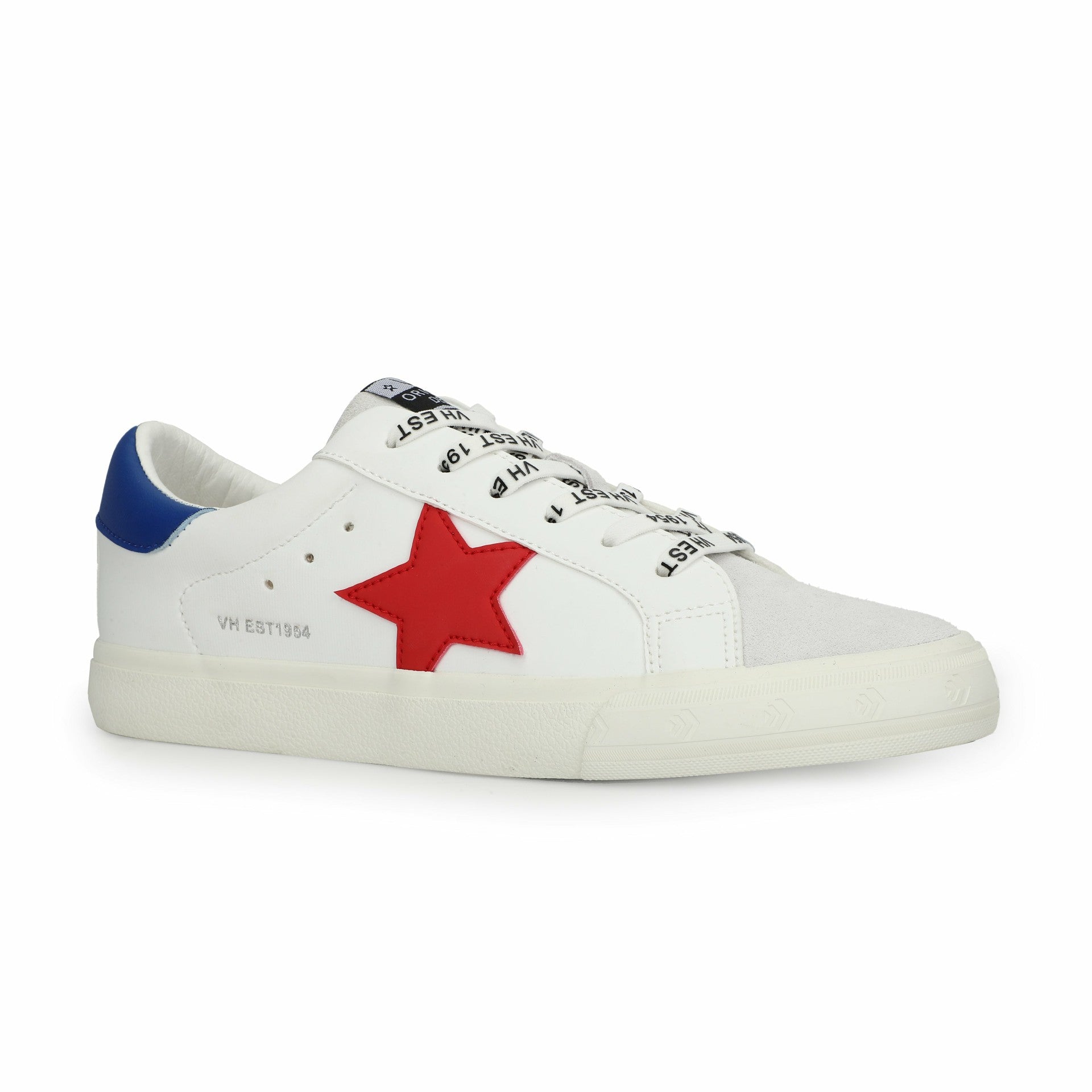GRANDE - WHITE/RED/COBALT POP | Vintage Havana Shoes