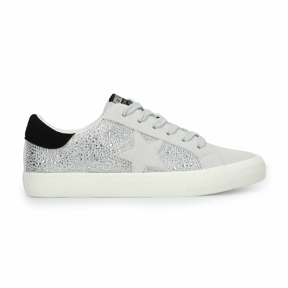 GRANDE - SILVER RHINESTONE/GREY MULTI | Vintage Havana Shoes
