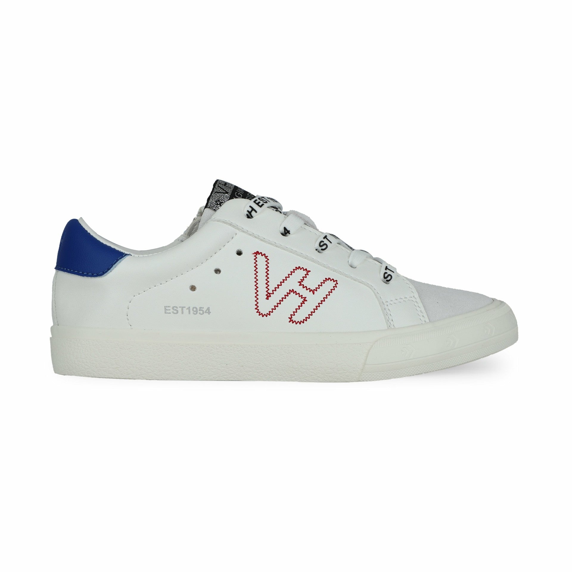 KIDS VITA - WHITE GREY COBALT | Vintage Havana Shoes