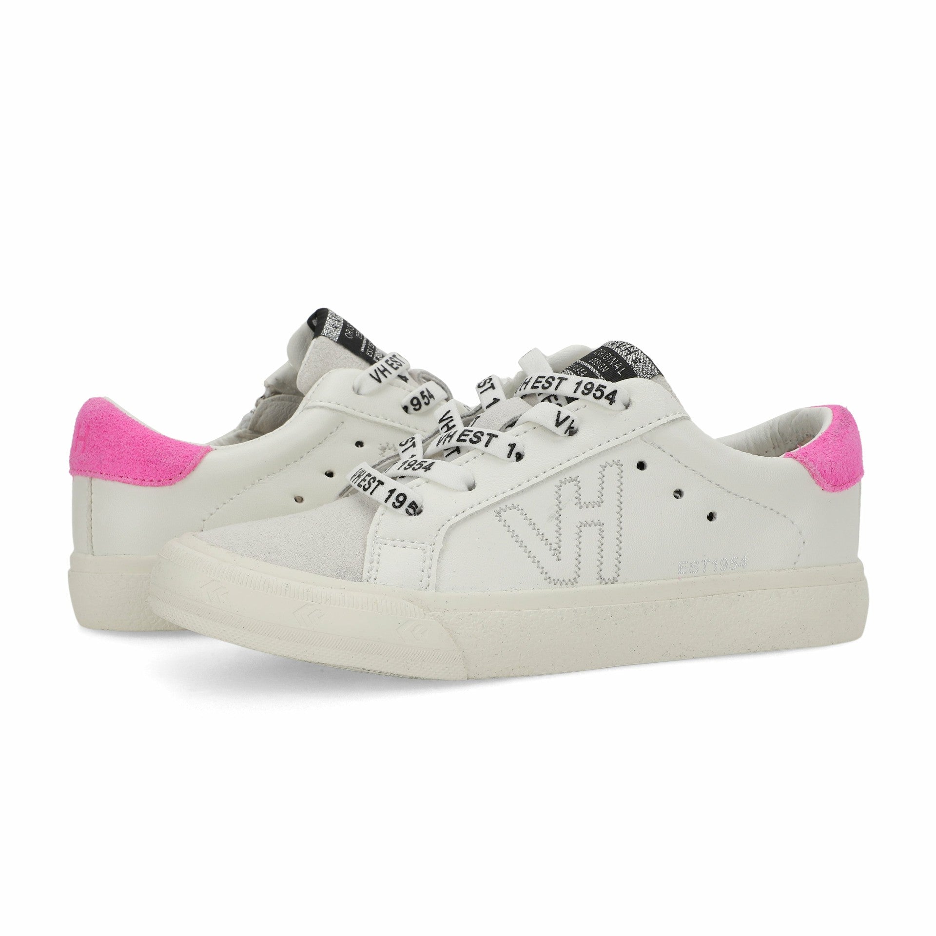 KIDS VITA - WHITE GREY PINK | Vintage Havana Shoes