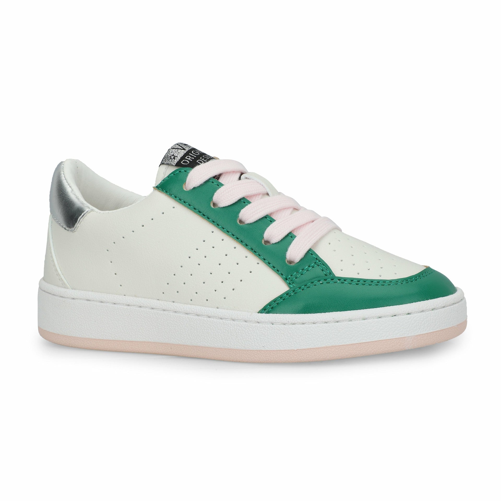 KIDS EDNA - WHITE GREEN | Vintage Havana Shoes