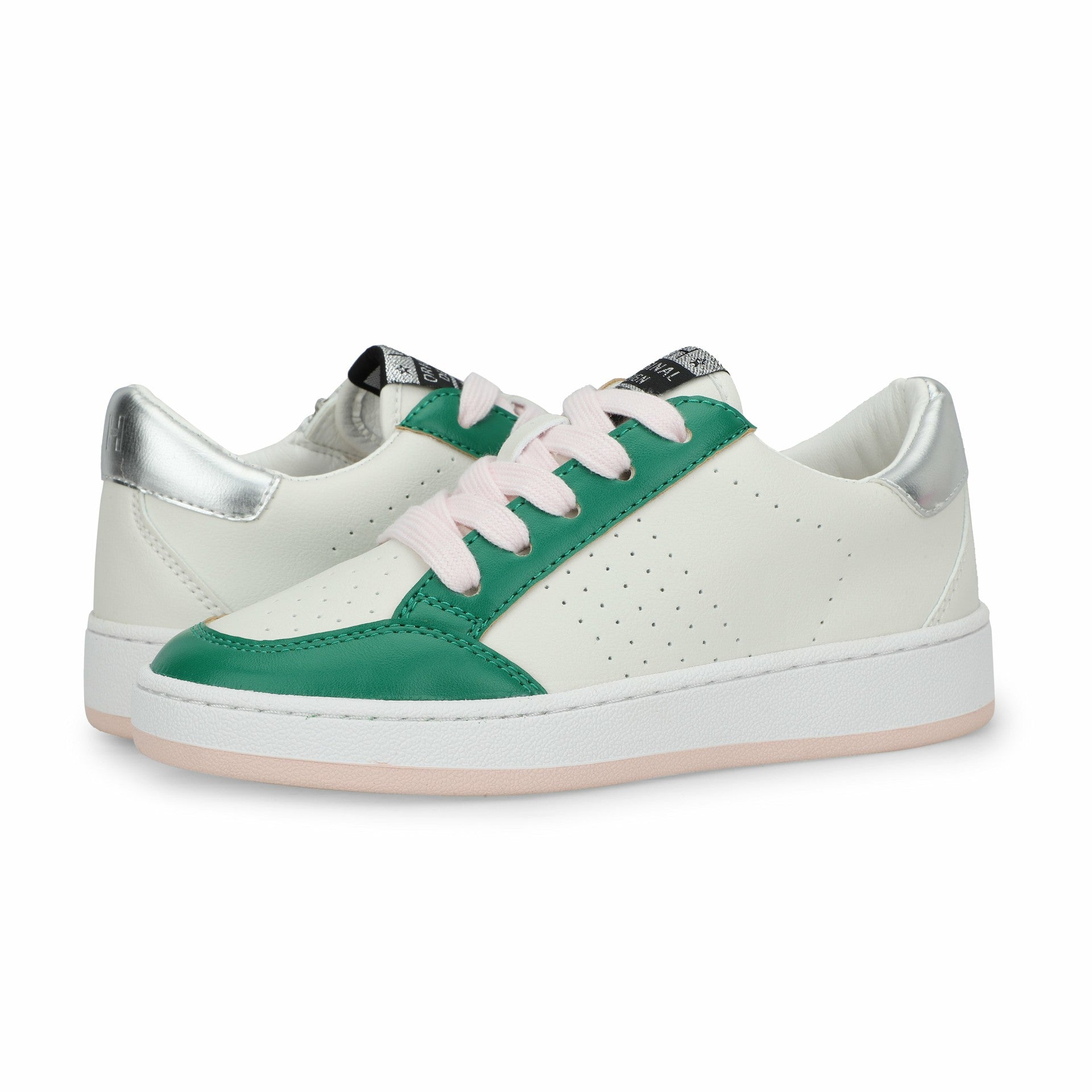 KIDS EDNA - WHITE GREEN | Vintage Havana Shoes