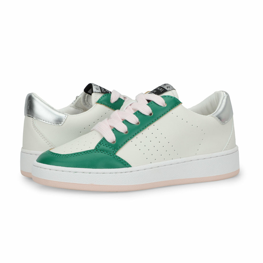 KIDS EDNA - WHITE GREEN | Vintage Havana Shoes