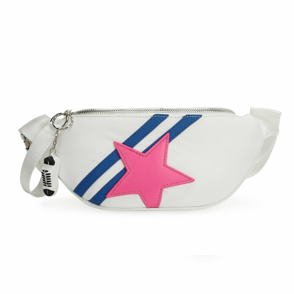 SARAH 6 BAG - WHITE/BLUE/PINK | Vintage Havana Accessories