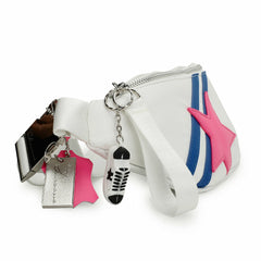 SARAH 6 BAG - WHITE/BLUE/PINK | Vintage Havana Accessories
