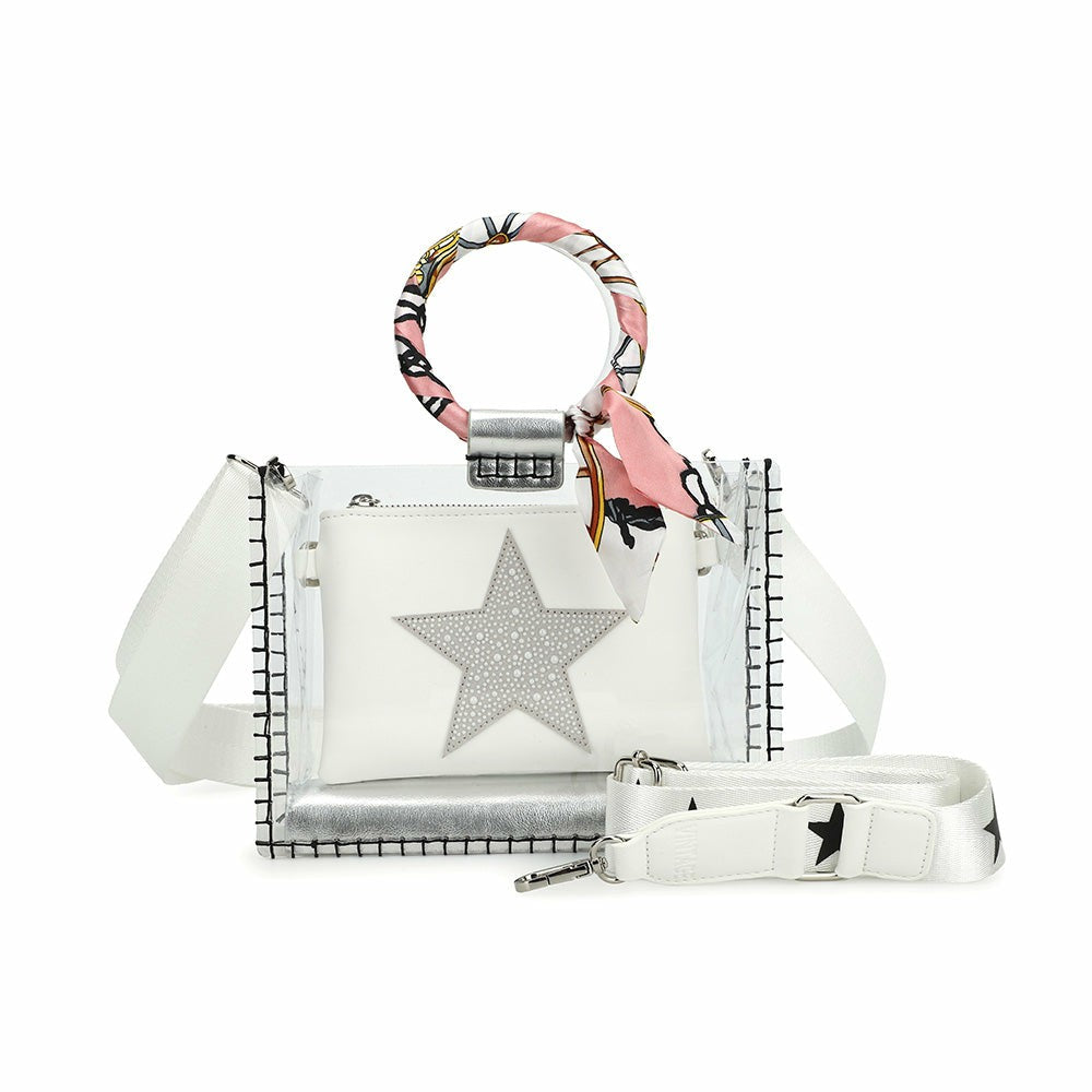 MINI MOLLY - SCARF WHITE PEARL | Vintage Havana Accessories