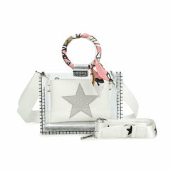 MINI MOLLY - SCARF WHITE PEARL | Vintage Havana Accessories