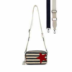 MINI MEME - BLUE RAFIA | Vintage Havana Accessories