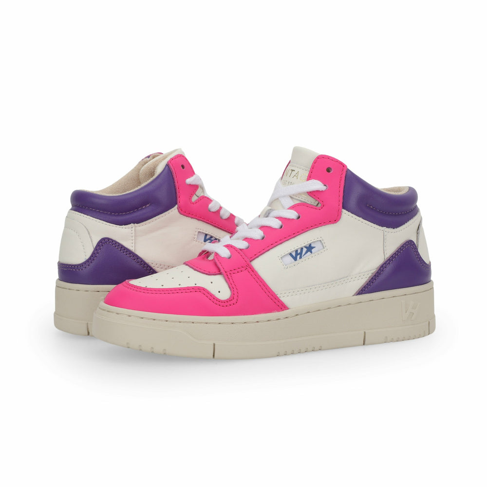 CELESTE 1 - WHITE PINK PURPLE | Vintage Havana Shoes